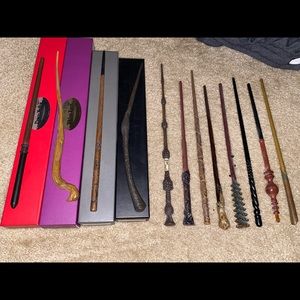Harry Potter character wands